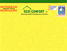 Tablet Screenshot of eco-confort-sbm.com